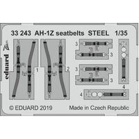Eduard 33243 1/35 AH-1Z seatbelts STEEL (ACADEMY)
