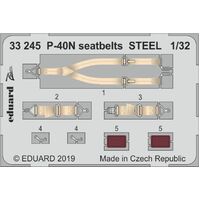 Eduard 33245 1/32 P-40N seatbelts STEEL Photo etched parts