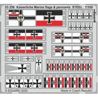 Eduard 53256 1/350 Kaiserlische Marine flags & pennants STEEL Photo etched parts