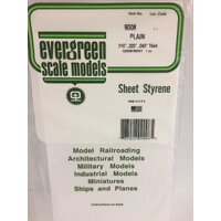 Evergreen 9008 15 X 30Cm Sheet Plain White Assort (Pack Of Asst)