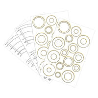 Estes 3179 Laser Cut Centering Rings and Paper Adapters (4 pc) Model Rocket Accessory