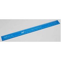 EXCEL 55779 EXCEL 12 INCH DELUXE SCALE MODEL REFERENCE RULER