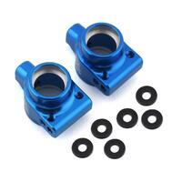 Exotek DR10 Aluminum Rear Hubs (Blue) (2)