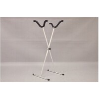 Model Airplane Display Stand Silver