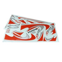 Flex Innovations Extra 300, Red/Silver Decal Set