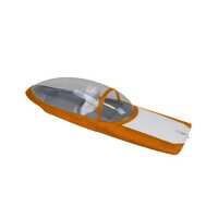 Flex Innovations Canopy Hatch, RV8, Orange