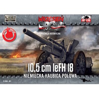 First To Fight 037 1/72 10,5cm leFH 18 German Field Howitzer Plastic Model Kit