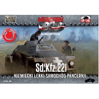 First To Fight 048 1/72 Sd.Kfz. 221 - German Light Armored Car Plastic Model Kit