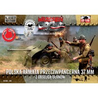 First To Fight 069 1/72 Bofors 37mm AT Gun with polish uhlans crew Plastic Model Kit