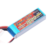 Gens Ace 1800mAh 20C 7.4V Soft Case Lipo Battery (Deans Plug)