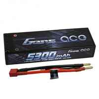 Gens Ace 5300mAh 30C 7.4V Hard Case Lipo Battery (Deans Plug)