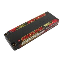 Gens Ace REDLINE 5800mAh 130C 7.4V #56 Hardcase Battery (5.0mm Bullet)