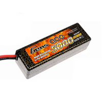 Gens Ace 5000mAh 40C 11.1V Hard Case Lipo Battery (Deans Plug)