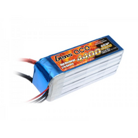 Gens Ace 4400mAh 65C 22.2V Soft Case Lipo Battery (Deans Plug) - GA6S-4400-65C-S