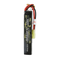 Gens Ace 3S Airsoft 1100mAh 11.1V 25C Soft Case LiPo Battery (Tamiya) - GEA11003S25T