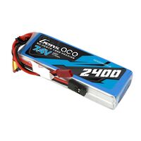 Gens Ace 2S 2400mAh 7.4V RX Soft Case Lipo Battery (JST) - GEA2S2400RXJS