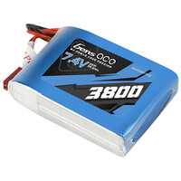 Gens Ace 2S 3800mAh 7.4V TX Soft Case Lipo Battery (JST) - GEA2S3800TXJS
