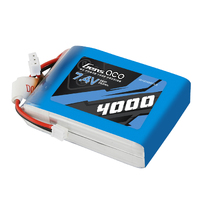 Gens Ace 2S 4000mAh 7.4V TX Soft Case Lipo Battery (JST) - GEA2S4000TXJS