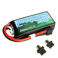 Gens Ace 3S Adventure 3600mAh 11.4V 60C Soft Case HV Lipo Battery (1TO3/Deans/XT60) - GEA36003S60T3