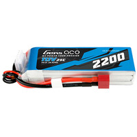 Gens Ace 3S 2200mAh 11.1V 25C Soft Case Lipo Battery (Deans) - GEA3S220025D