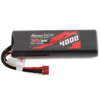 Gens Ace 2S 4000mAh 7.4V 60C Oval Hardcase/Hardwired Lipo Battery (Deans) - GEA40002S60D8