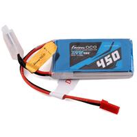 Gens Ace 2S 450mAh 7.4V 45C Soft Case Lipo Battery (JST) - GEA4502S45JS