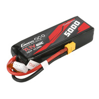 Gens Ace 3S 5000mAh 11.1V 60C Soft Case LiPo Battery (XT60+TRX Adaptor) - GEA50003S60SX
