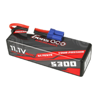 Gens Ace 3S 5300mAh 11.1V 60C Hardcase/Hardwired LiPo Battery (EC5) - GEA53003S60E5