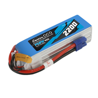 Gens Ace 6S 2200mAh 22.2V 45C Soft Case LiPo Battery (EC3) - GEA6S220045E3
