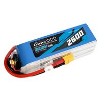 Gens Ace 6S 2600mAh 22.2V 45C Soft Case LiPo Battery (XT60) - GEA6S260045X6