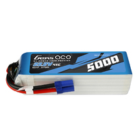 Gens Ace 6S 5000mAh 22.2V 45C Soft Case LiPo Battery (EC5) - GEA6S500045E5