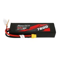 Gens Ace 2S 7600mAh 7.4V 60C Soft Case LiPo Battery (XT60) - GEA76002S60X6