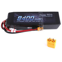 Gens Ace 3S 8400mAh 11.1V 60C Soft Case LiPo Battery (XT60) - GEA84003S60X6