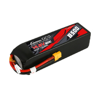 Gens Ace 4S 8500mAh 14.8V 60C Soft Case LiPo Battery (XT60) - GEA85004S60X6