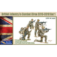 Gecko GM0015 1/35 British Infantry In Combat Circa 2010~2012 Set 1 Plastic Model Kit