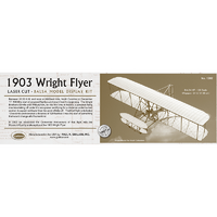 Guillow's 1202 1903 Wright Flyer Balsa Plane Model Kit