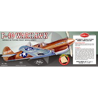 Guillow's 405LC Warhawk - Laser Cut Balsa Plane Model Kit