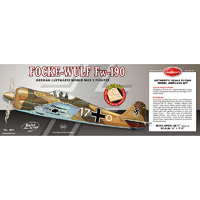 Guillow's 406LC Focke-Wulf - Laser Cut Balsa Plane Model Kit