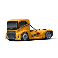 Hobao Hyper EPX 1/10 Semi Truck On-Road ARTR Yellow Painted Body - HB-GPX4E-CB60Y