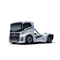Hyper EPX 1/10 Semi Truck On-Road KIT, W/ Pearl White Paint body (Requires all electronics)