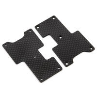 HB Racing Woven Graphite Rear Arm Covers HB111742