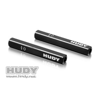HUDY CHASSIS DROOP GAUGE SUPPORT BLOCKS 10 MM FOR 1/10 2PCS - HD107702