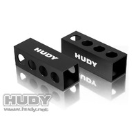 HUDY CHASSIS DROOP GAUGE SUPPORT BLOCKS 30MM -1/8 OFFROAD - HD107704