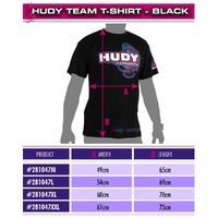HUDY T-SHIRT - BLACK XXXL - HD281047XXXL