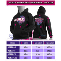 HUDY SWEATER HOODED - BLACK M - HD285501M