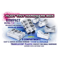 Hudy 298018 Tiny Hardware Box 8 Compartments