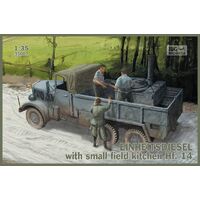 IBG 35007 1/35 EINHEITS DIESEL with small field kitchen Hf.14 Plastic Model Kit