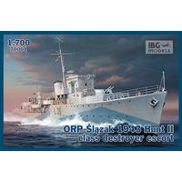IBG 700-01 1/700 ORP ?l?zak 1943 Hunt II class destroyer escort Plastic Model Kit