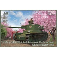 IBG 72058 1/72 Type 3 Chi-Nu - Kai Japanese Medium Tank Plastic Model Kit
