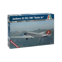 Italeri 0150 1/72 Junkers JU-52 3/M "Tante Ju" Plastic Model Kit